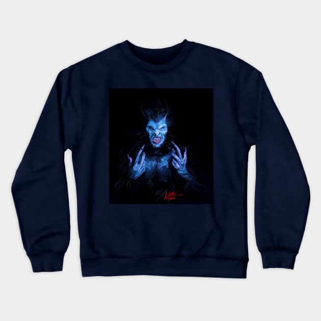 Dracula Werewolf Crewneck Sweatshirt by Art Of Lunatik